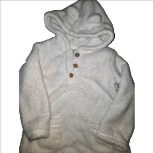 TODDLER BEAR HOOD FLEECE 24 MONTHS